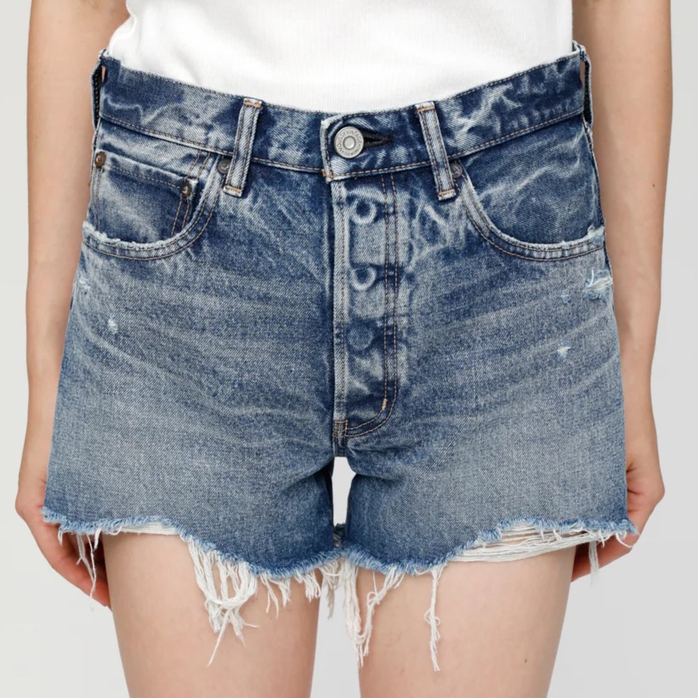 Moussy Reedy Blue Jean Shorts